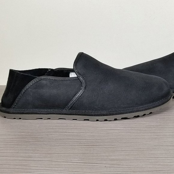 UGG Cooke Slipper, Black leather, Mens Size 8 / 40.5 - Picture 7 of 10